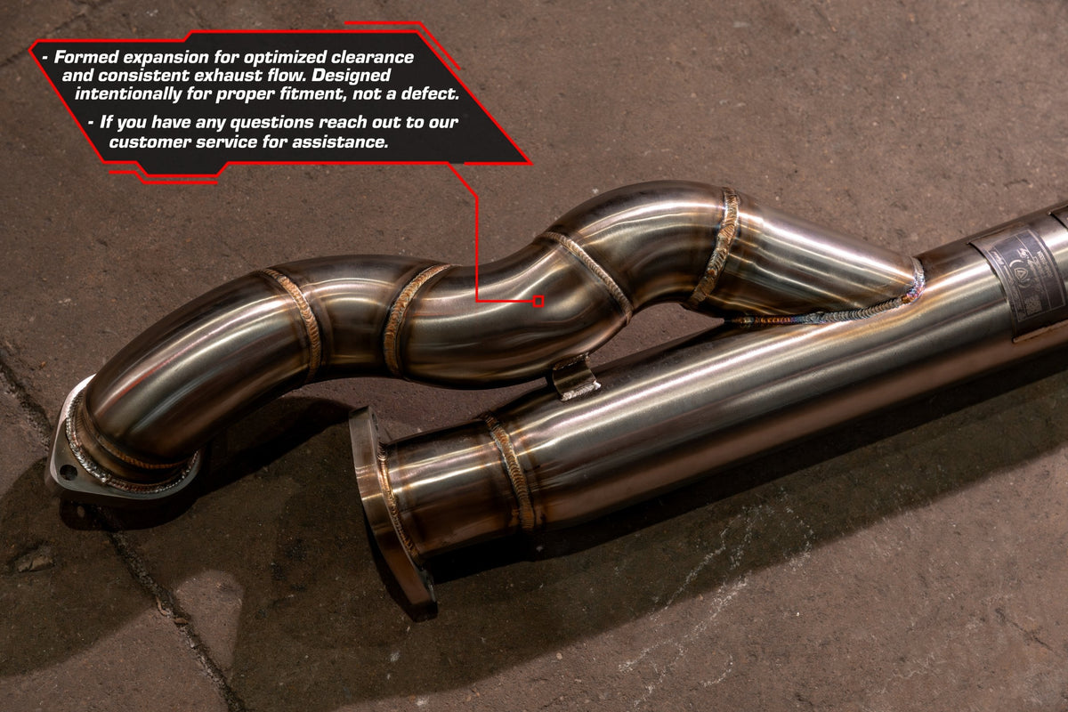 BMW G80/G82/G83 M3 / M4 Valved Sport Exhaust System - BMW.G8X.M3.VSES.BR.RC- DRIVEN - 5