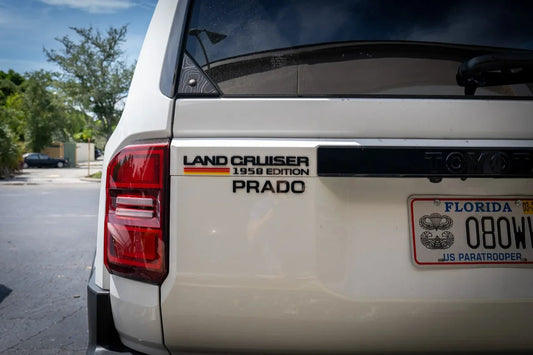 1958 Edition LC250 Acrylic Laser Series Tailgate Badge - 2024+ Land Cruiser - 24LC250-1958B- DRIVEN - 2