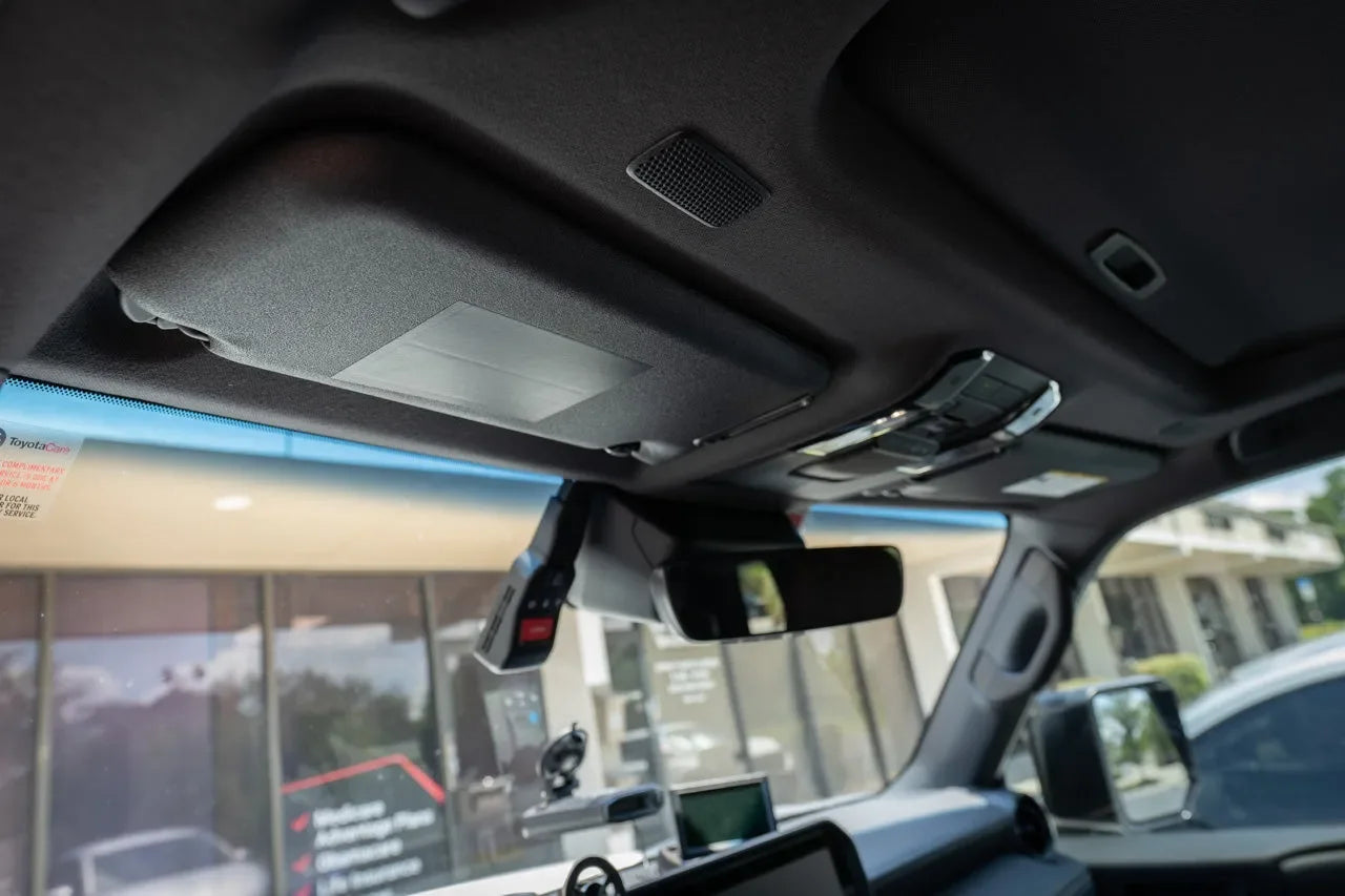 Sun Visor Warning Overlays - 2024+ Land Cruiser / GX 550 - 24TOYLCSUNV-MB-24TOYLCSUNV-3DB- DRIVEN - 5