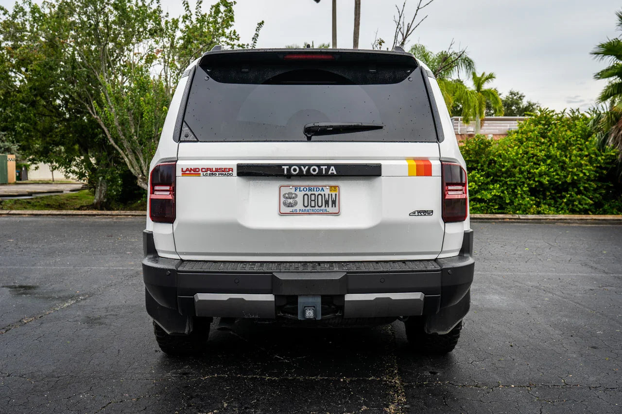 "Land Cruiser" Rear Tailgate Emblem Overlays - 2024+ Land Cruiser - 24LC250-RT-LC-WH-24LC250-RT-LC-MB-24LC250-RT-LC-BL-24LC250-RT-LC-GR-24LC250-RT-LC-OR- DRIVEN - 8