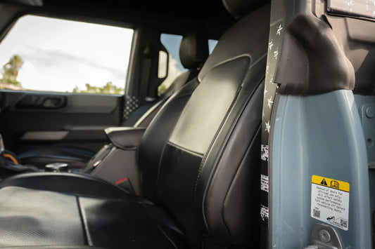 Freedom Series Seatbelt Trim Protector - 2021+ Bronco - 21BRNDASH3FREE-BW-sku-49941938110783-21BRNDASH3FREE-TBL-21BRNDASH3FREE-TRL-21BRNDASH3FREE-TGL- DRIVEN - 2