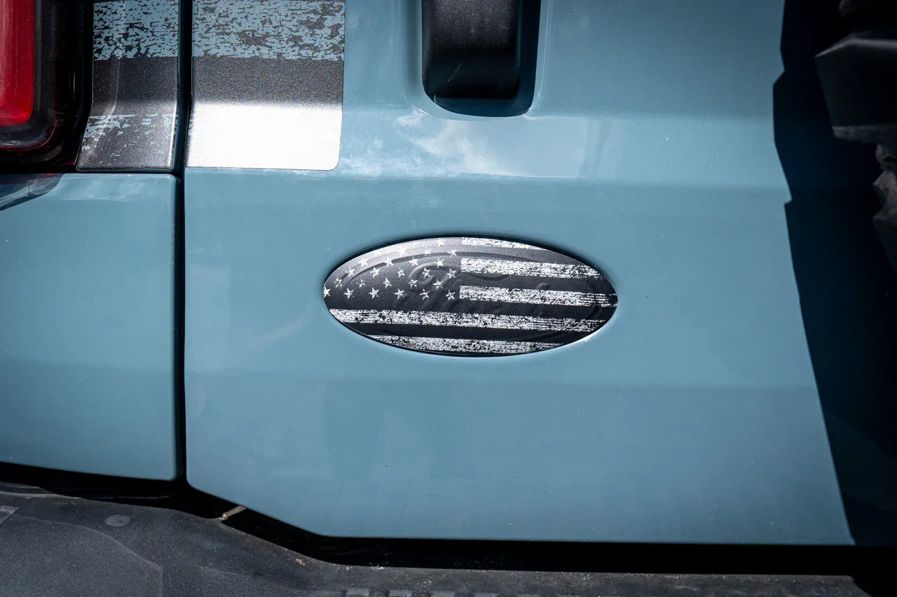 Freedom Series Rear Oval Overlays - 2021+ Bronco - sku-49942740369727-21BRNOVALFREE-BW-sku-49942241378623-21BRNDASH3FREE-TBL-21BRNDASH3FREE-TRL- DRIVEN - 14