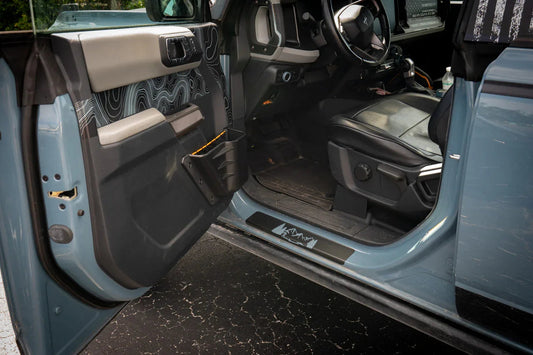 Croc Strips Door Sill Protectors - 2021+ Bronco - 21BRONCODS-CMB4-21BRONCODS-CMB2-21BRONCODS-TP4-sku-50006860890431-21BRONCODS-SAS4- DRIVEN - 2