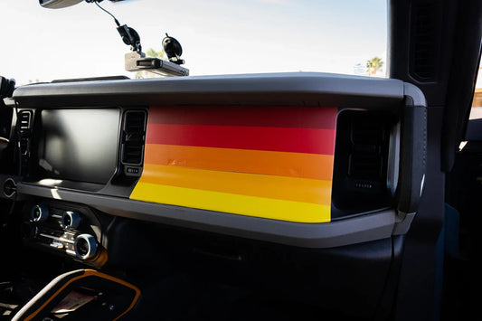 Sunset Dash Overlay - 2021+ Bronco - 21BRNDASHSUNSET- DRIVEN - 2