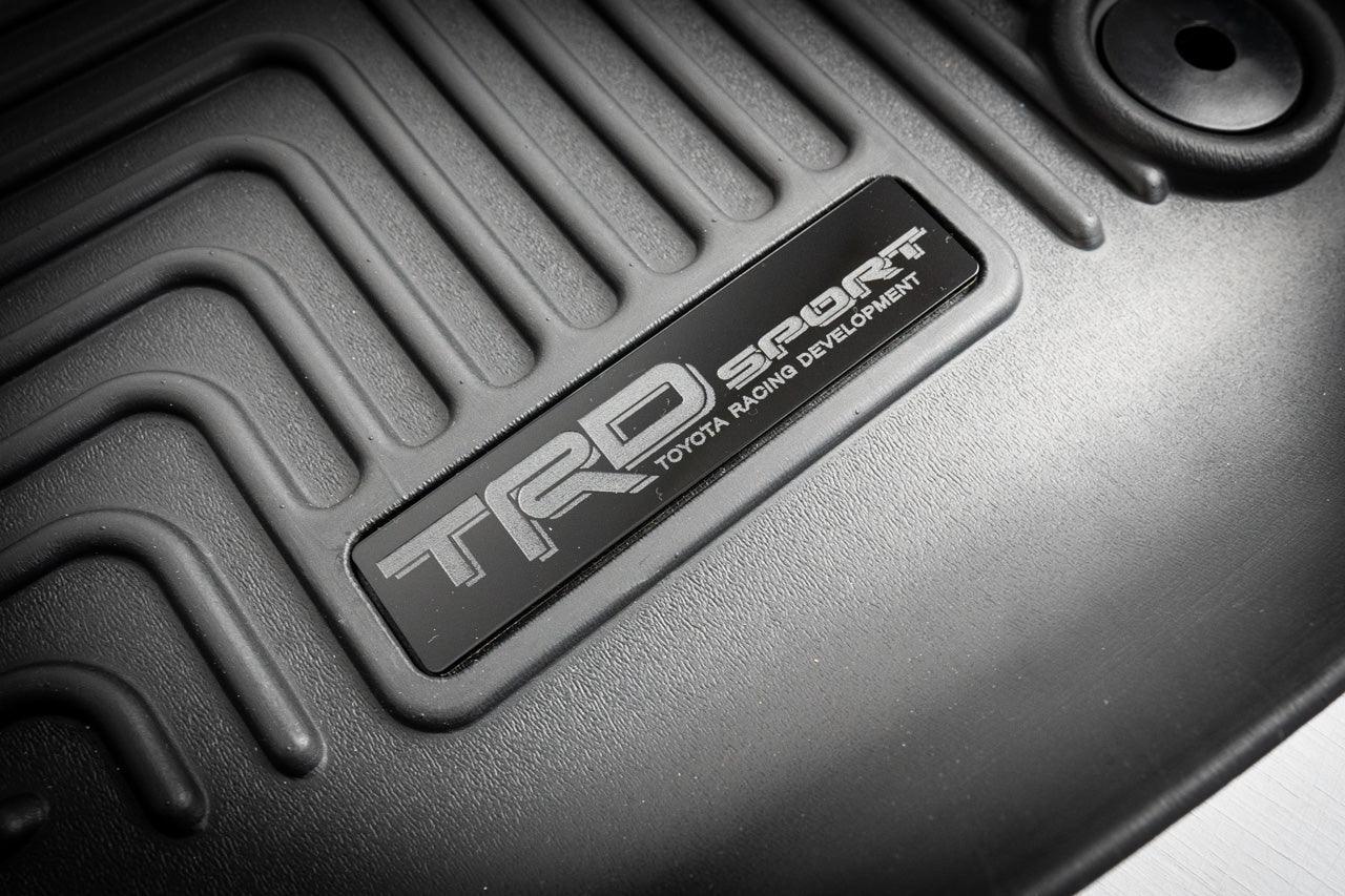 "TRD Sport" Husky Floor Mat Logo (Etched Acrylic) - Universal - UNIVERSALHUKSY-TRDS- DRIVEN - 3
