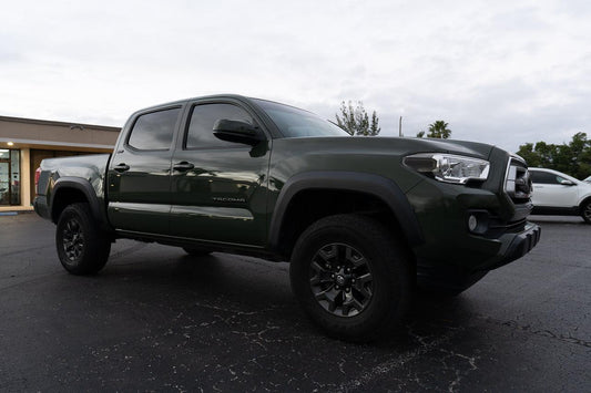 Smoked Sidemarker Overlays (Front Only) - 2016-2023 Tacoma - 16TACONCOSMFRONT-DSH-16TACONCOSMFRONT-LSH-16TACONCOSMFRONT-STH-16TACONCOSMFRONT-CFH-16TACONCOSMFRONT-HCH- DRIVEN - 2