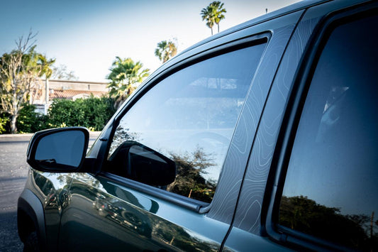 Topo B Pillar Overlays - 2016-2023 Tacoma Double Cab - 16TACOBPILLAR-ARG-16TACOBPILLAR-CBNG-16TACOBPILLAR-CG-16TACOBPILLAR-DS-16TACOBPILLAR-RR- DRIVEN - 2