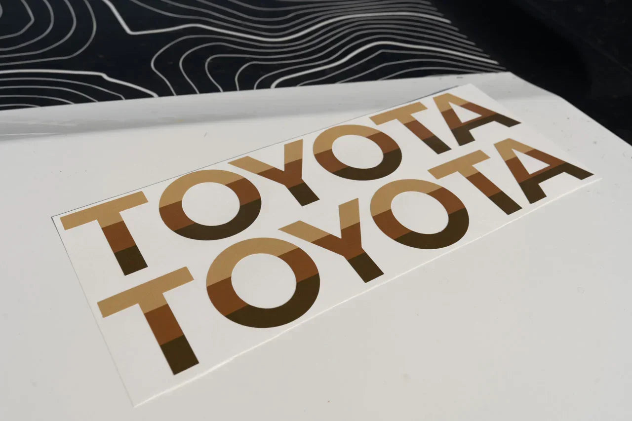 TOYOTA Simple Front Grille Emblem Overlays - 2024+ Land Cruiser - 24LC250-FG2-TOYOTA-WH-24LC250-FG2-TOYOTA-GB-24LC250-FG2-TOYOTA-MB-24LC250-FG2-TOYOTA-BL-24LC250-FG2-TOYOTA-GR- DRIVEN - 13