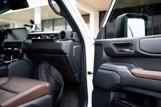 Topographic Interior Door Handle Overlays - 2024+ Land Cruiser - 24LC250-IDH-TP.WH-24LC250-IDH-TP.JA-24LC250-IDH-TP.HB-24LC250-IDH-TP.VB-24LC250-IDH-TP.AG- DRIVEN - 2