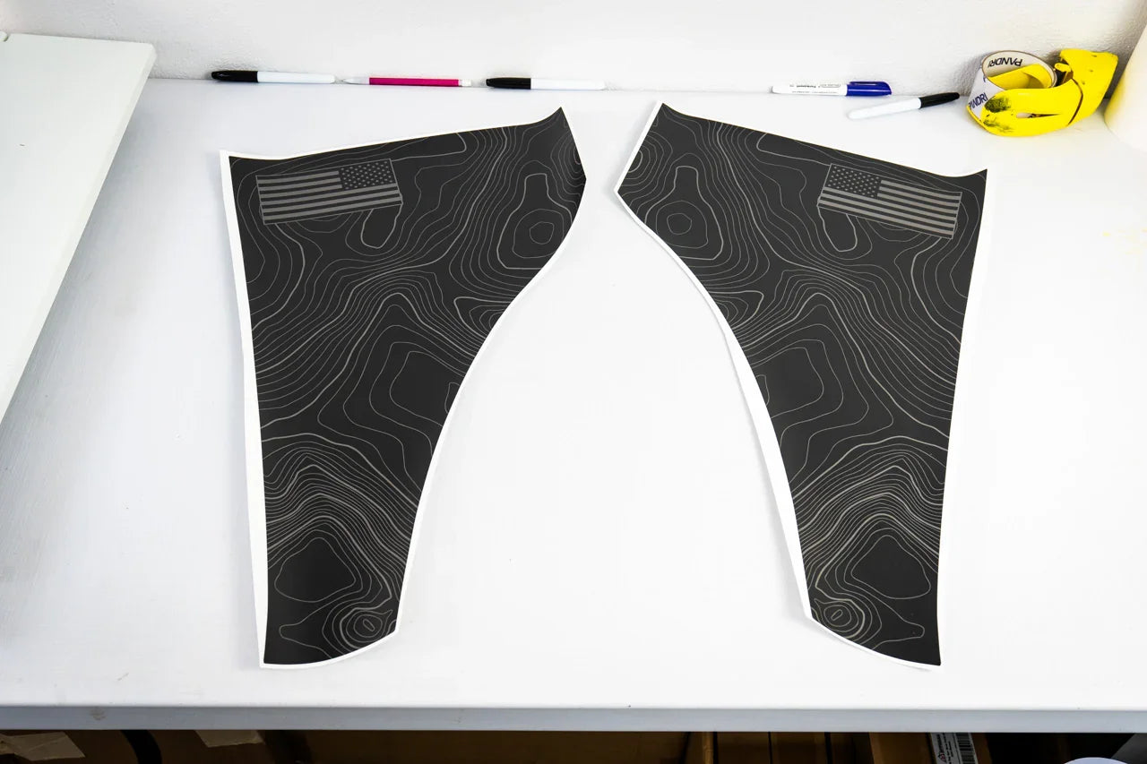 Topo American Flag Fender Overlays - 2021+ Bronco - 21BRONCOFTOPOCLAM-M-21BRONCOFTOPOCLCA-M-21BRONCOFTOPOCLWT-M-21BRONCOFTOPOCLNF-M-21BRONCOFTOPOCLAM-G- DRIVEN - 15