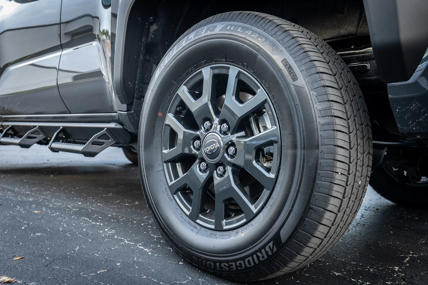 OEM Wheel Cap Overlays - 2024+ Land Cruiser / Tacoma / 2025+ 4Runner - 24LANDCRUISERWC-TYHER-24LANDCRUISERWC-WHBKM-24LANDCRUISERWC-BKM- DRIVEN - 15