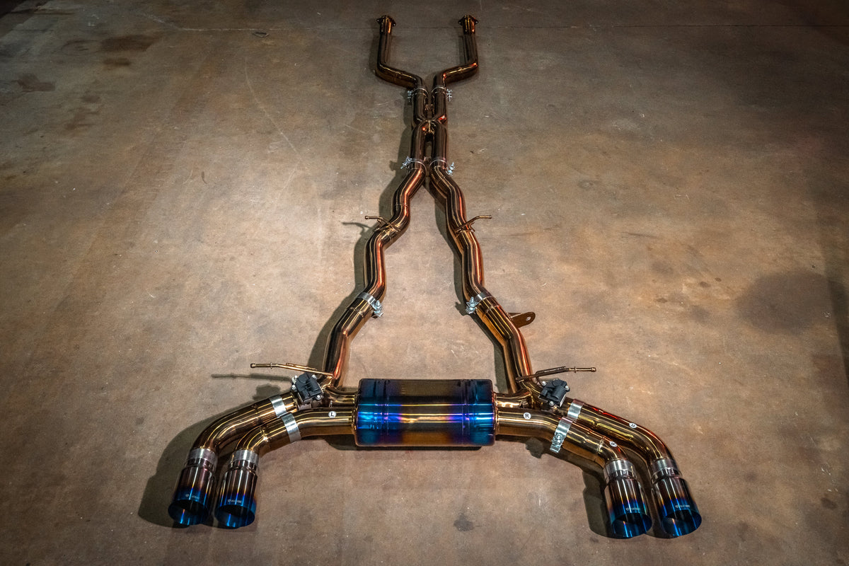 BMW G90/G99 M5 Valved Sport Exhaust System - BMW.G90.M5.VSES.TI.TIBRT- DRIVEN - 1