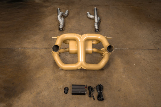 Lamborghini Aventador SVJ/Ultimae Valved Sport Exhaust System - LAM.SVJ.VSES.FF.CG- DRIVEN - 2