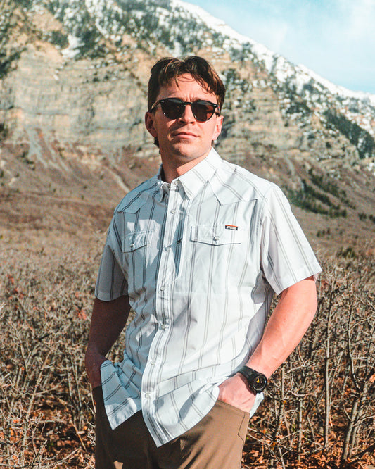 Daryll SS Shirt - White - OMWS125001WH01-OMWS125001WH02-OMWS125001WH03-OMWS125001WH04-OMWS125001WH05- DRIVEN - 2