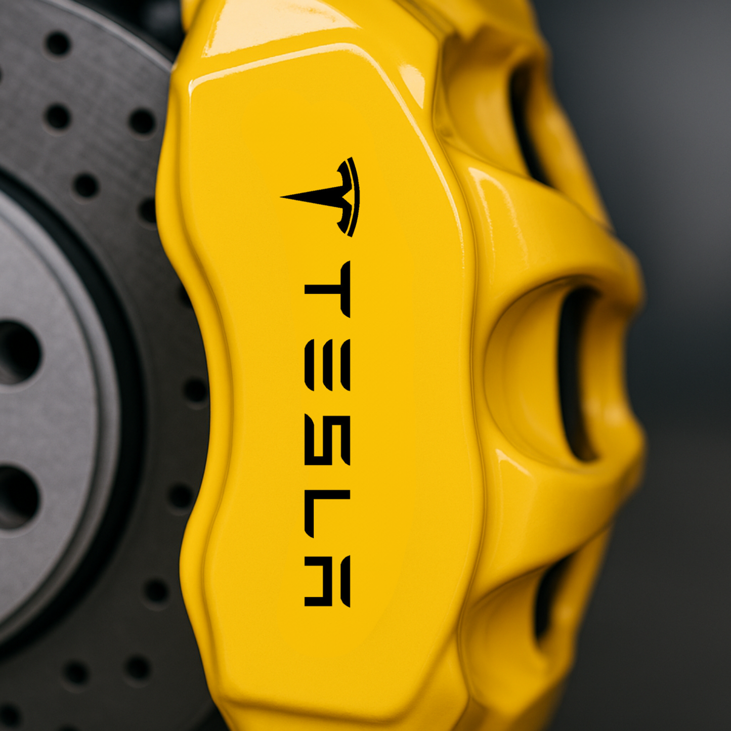 Tesla Logo Brake Caliper Decals - Set of 8 (6" to 3") Premium Vinyl Graphics - sku-51541799207044-sku-51541799239812-sku-51541799272580-sku-51541799305348-sku-51541799338116- DRIVEN - 1