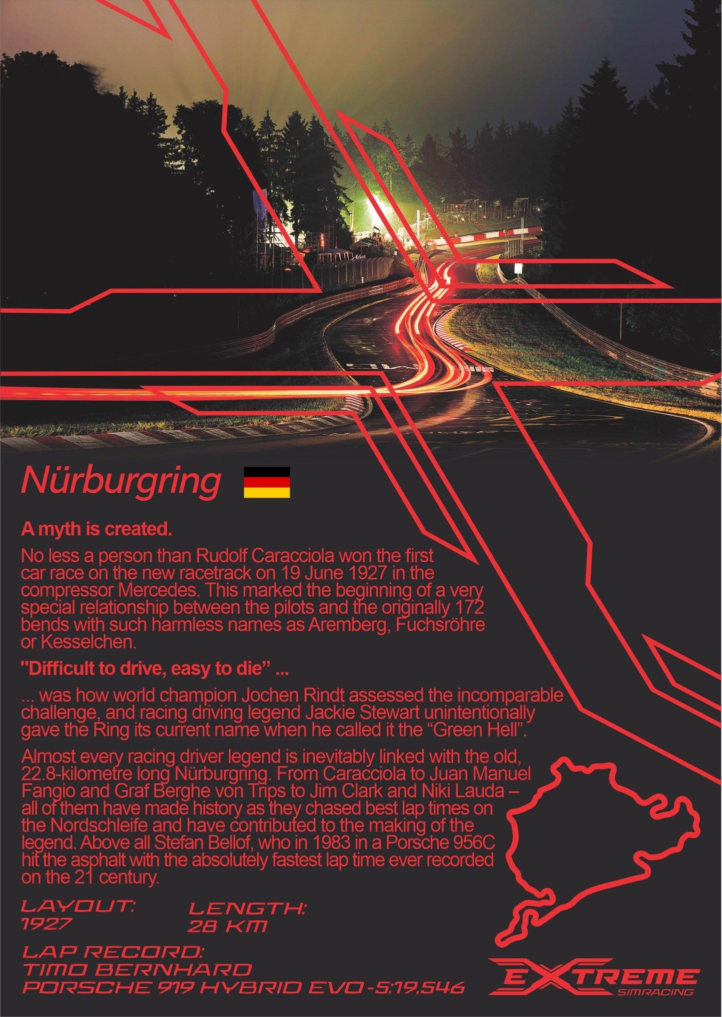 ESR DECORATIVE TRACK - NURBURGRING / GERMANY - 1147- DRIVEN - 5