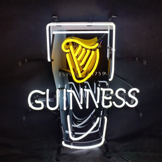 Estd 1759 Guinness Harp Lager Black Can Neon Signs - ME492-19寸-ME492-24寸- DRIVEN - 2