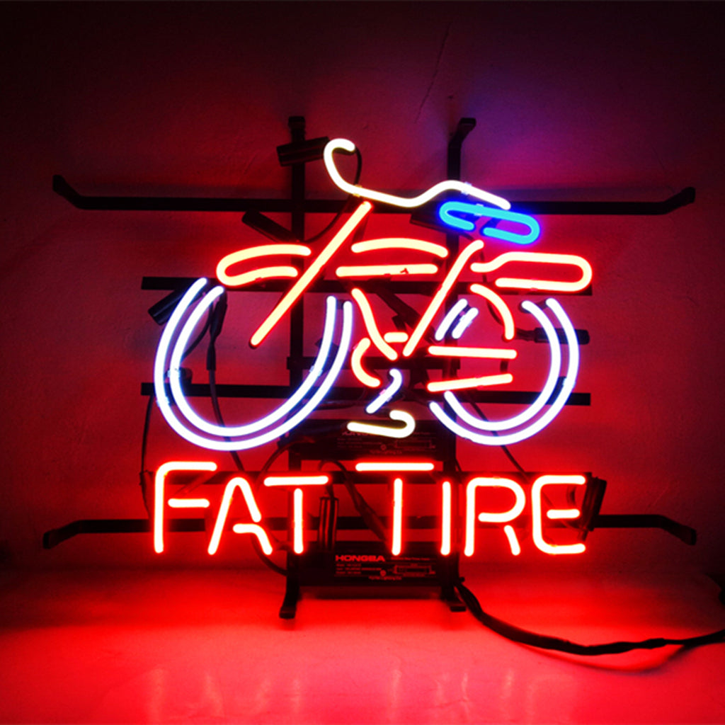 Fat Tire Bicycle Bike Neon Signs Light - MEXC089-ME526- DRIVEN - 4