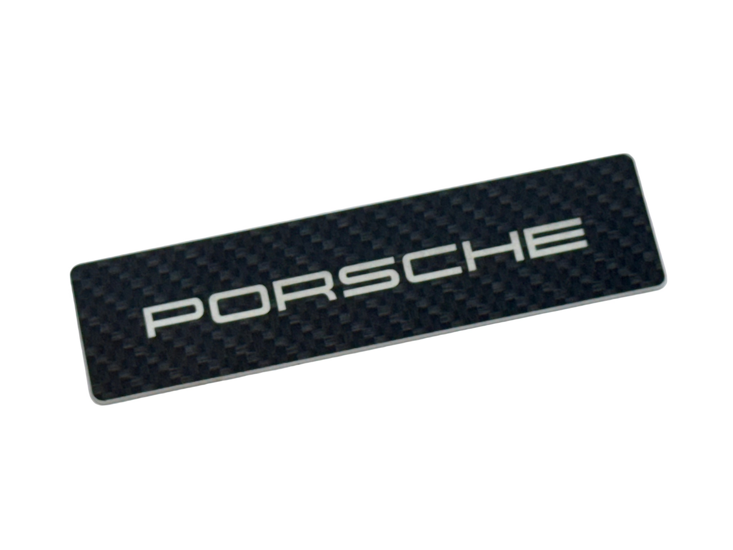 Porsche Logo Emblem for All-Weather Floor Mats (Single) - 911, Cayman, Cayenne, Macan, Taycan - WTLOGOPORSCHE-RD-WTLOGOPORSCHE-SI-WTLOGOPORSCHE-CF-WTLOGOPORSCHE-BK- DRIVEN - 7
