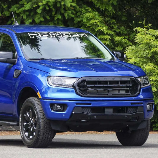 Front Windshield Logo Graphic Decal for Ford Ranger | Custom Vinyl Film Truck Cover - 200000182:1052#Colorful Laser- DRIVEN - 2
