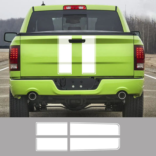 Hood & Tailgate Graphic Decal for Dodge RAM 1500 / 2500 Hemi / Rebel | Custom Vinyl Truck Sticker - 200000182:350850#Matt Gold- DRIVEN - 2