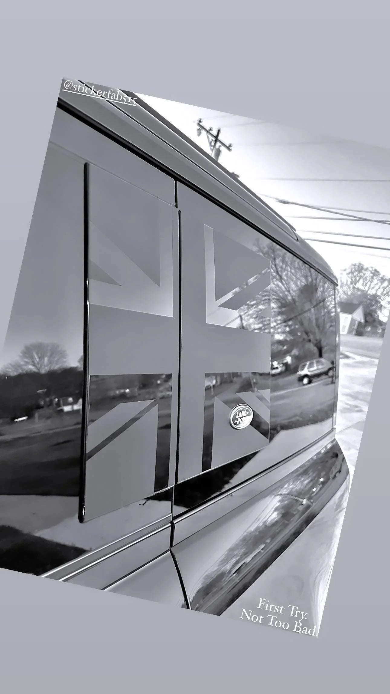 Union Jack Side Window Panel Overlay (Matte Black) - 2020+ Land Rover Defender 110 / 130 - 20LRDEFENDER110NVDP-MB-20LRDEFENDER110FPDP-MB-20LRDEFENDER110NVDP-MBX2-20LRDEFENDER110FPDP-MBX2-20LRDEFENDER110NVDP-WH- DRIVEN - 16