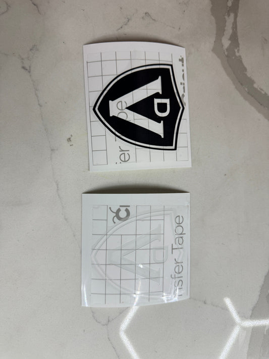 VALVETRONIC CREST STICKERS - VTD.CREST.STICKER.BLK- DRIVEN - 2