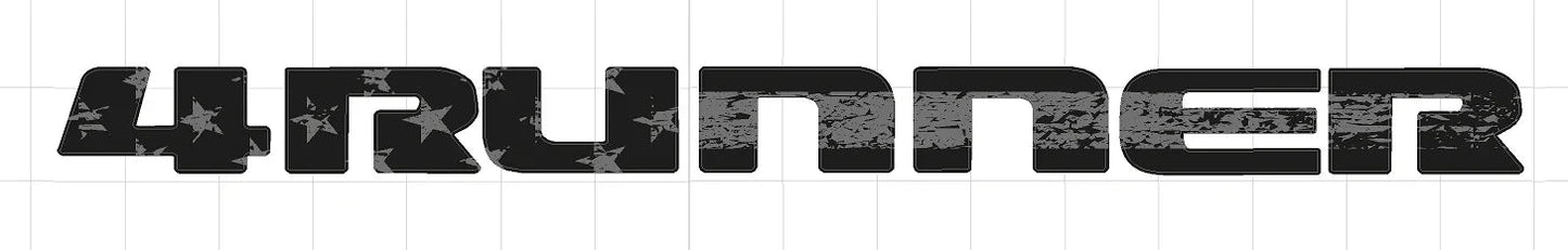 4RUNNER Rear Hatch Liftgate Emblem Overlays - 2025+ 4Runner - 254RUN-4RUN-LG-WH-254RUN-4RUN-LG-MB-254RUN-4RUN-LG-GB-254RUN-4RUN-LG-BL-254RUN-4RUN-LG-GR- DRIVEN - 13