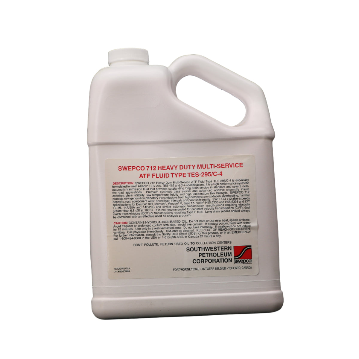 SWEPCO | 712 Synthetic ATF | Heavy-Duty Automatic Transmission Fluid | TES-295 Approved - 712-NA-BIN- DRIVEN - 10