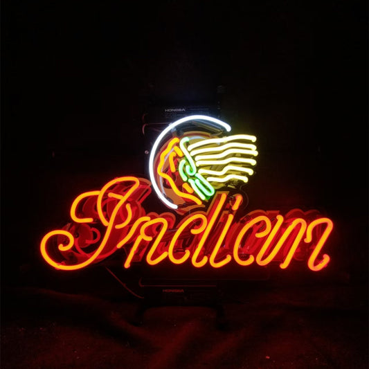 Indians Motorcycle Neon Signs - MA087- DRIVEN - 2