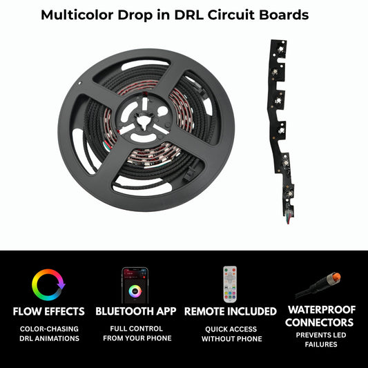 Infiniti Q50 Multicolor Flow DRL Boards (2014-2024) - F5 | A20 | P2 - BX1-F5 | B14 | A20 | P2 - BX1- DRIVEN - 2