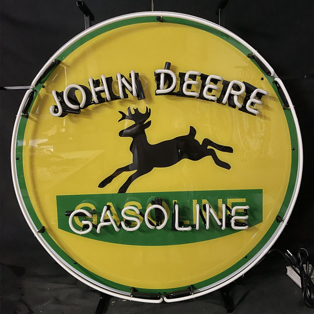 John Deere Gasoline Neon Signs - MA034- DRIVEN - 4