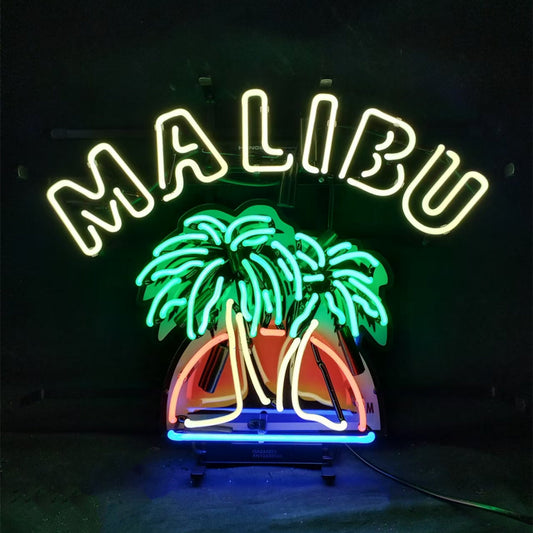 Malibu Beer Palm Tree Neon Signs - MEX057B- DRIVEN - 2