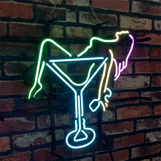 Martini Girl Neon Signs - MEXC048- DRIVEN - 2