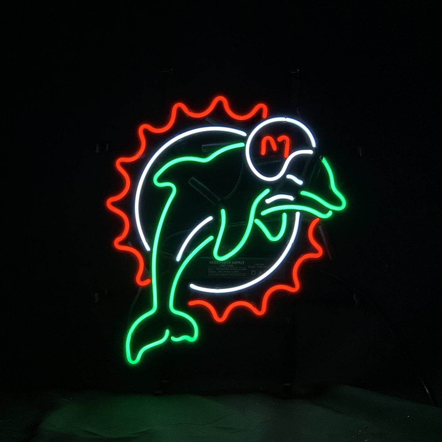 Miami Dolphins Football Logo Neon Signs Light - ME071B- DRIVEN - 2
