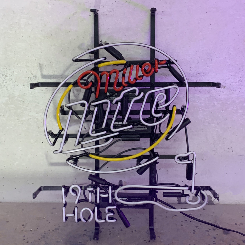 Miller Lite 19th Hole Golf Neon Signs Light - ME329- DRIVEN - 3