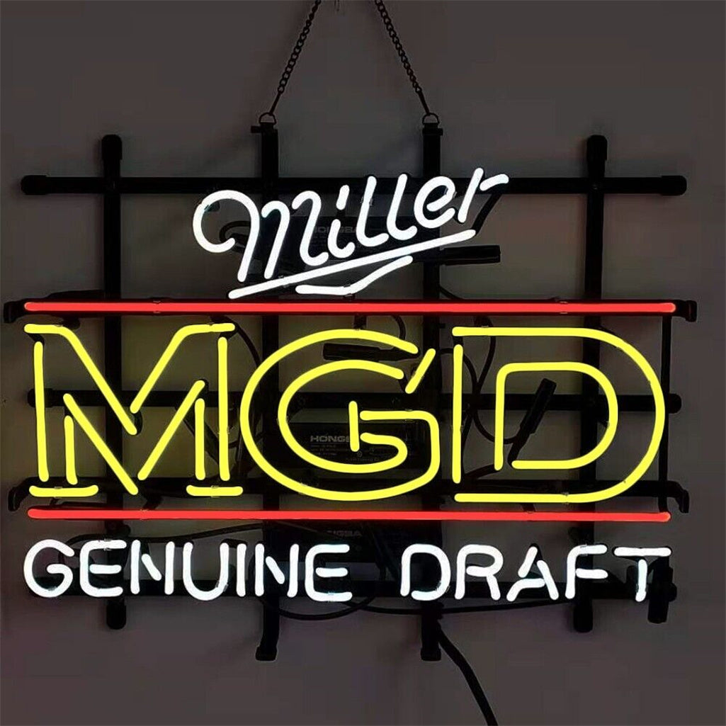 Miller MGD Genuine Draft Neon Signs Light - MA012- DRIVEN - 1