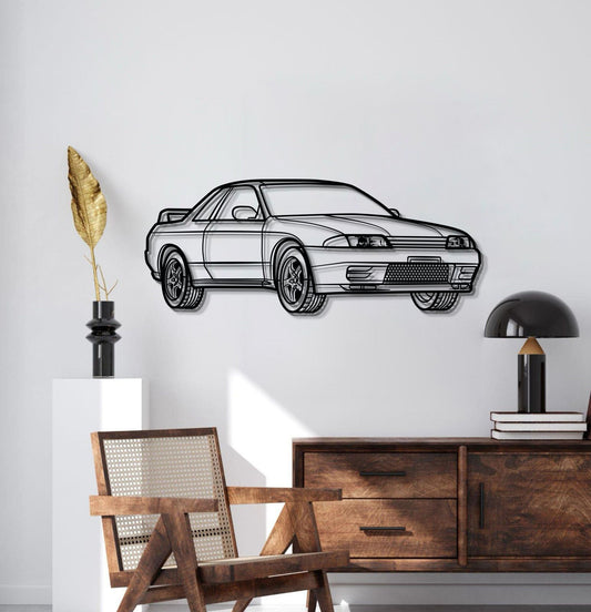 GT-R R32 Perspective Metal Car Wall Art - MT0456 - MT0456B69L-MT0456B80L-MT0456B99L-MT0456B115L-MT0456B140L- DRIVEN - 2