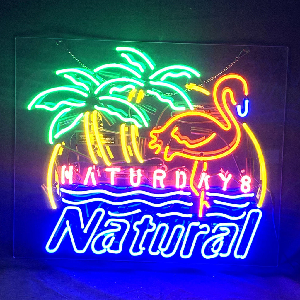 Natural Days Flaminigo Palm Tree Neon_Signs - ME224- DRIVEN - 3