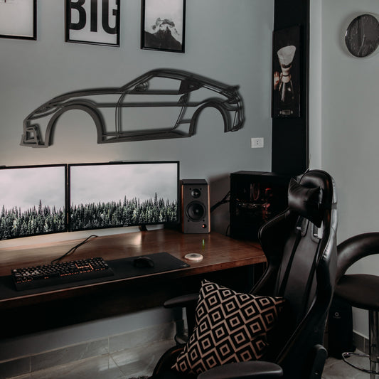 2015 370Z Metal Car Wall Art - MT0519 - MT0519B49L-MT0519B69L-MT0519B80L-MT0519B99L-MT0519B120L- DRIVEN - 2