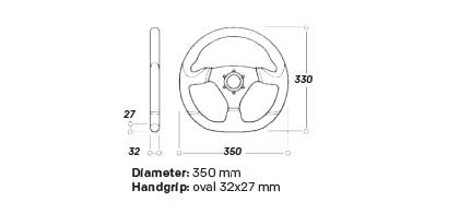 OMP | Cromo | Tuning Steering Wheel - OD0-2018-189- DRIVEN - 2