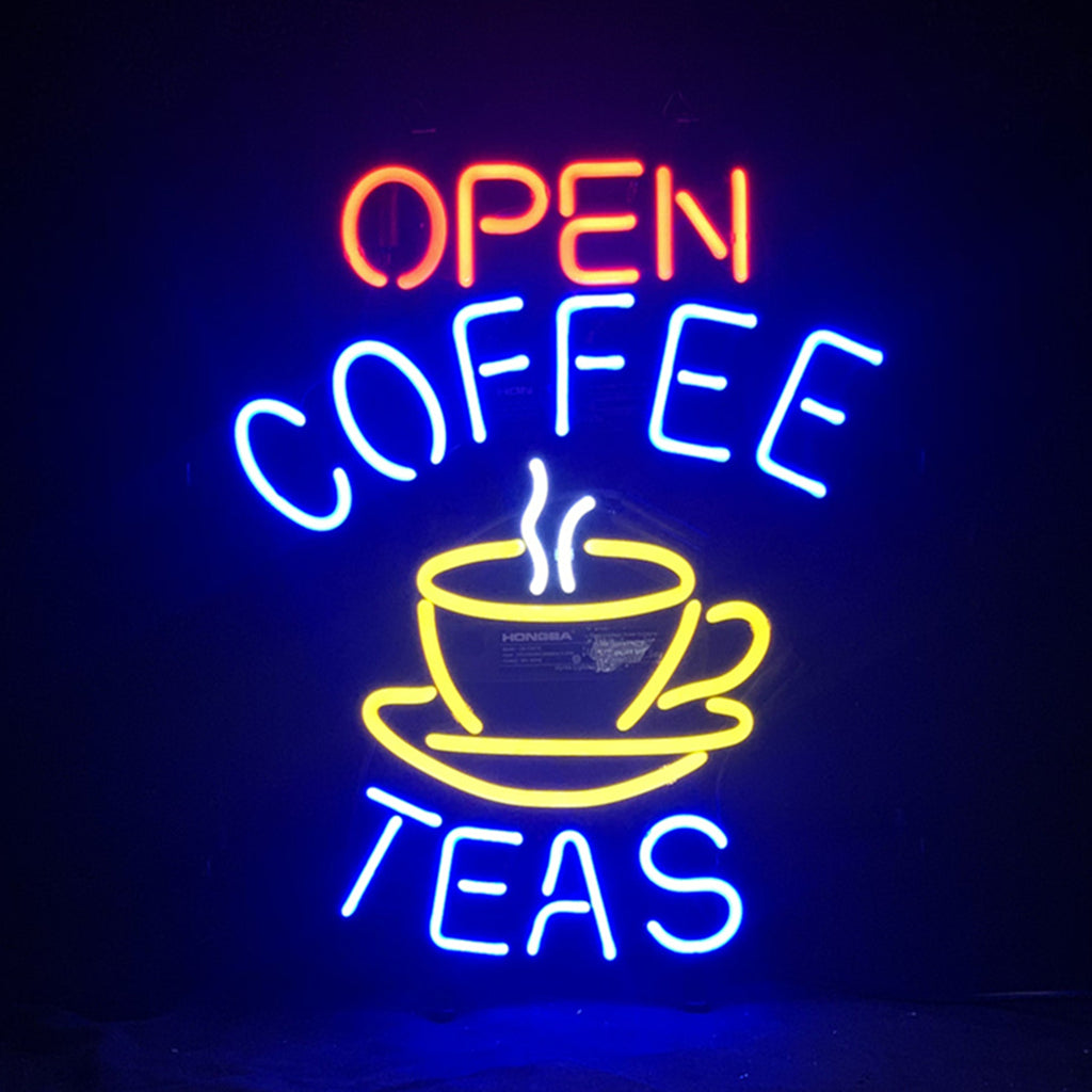 Open Coffee Teas Neon Signs - MEX310- DRIVEN - 1