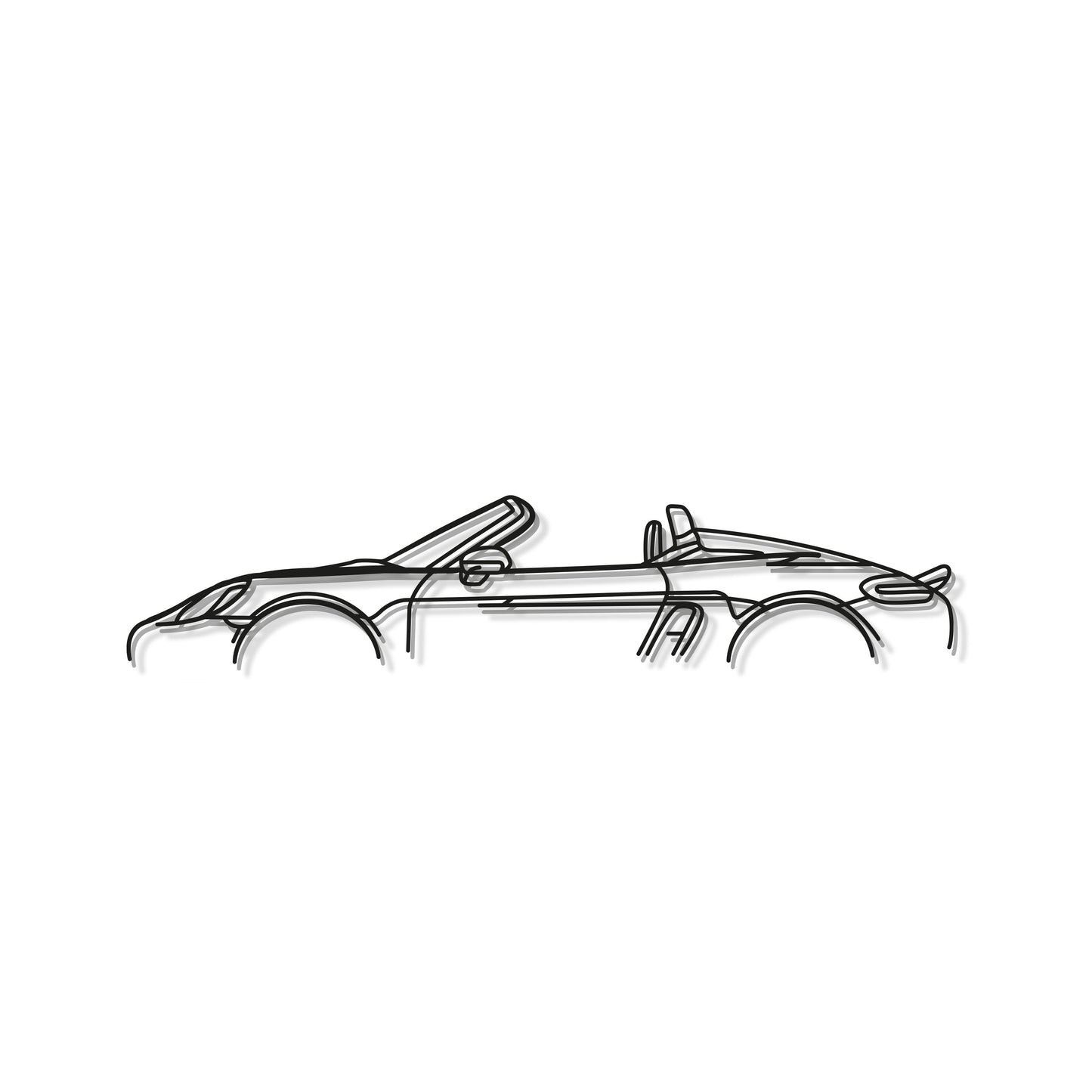718 Spyder Metal Car Wall Art - MT0842 - MT0842B49L-MT0842B69L-MT0842B80L-MT0842B99L-MT0842B120L- DRIVEN - 8