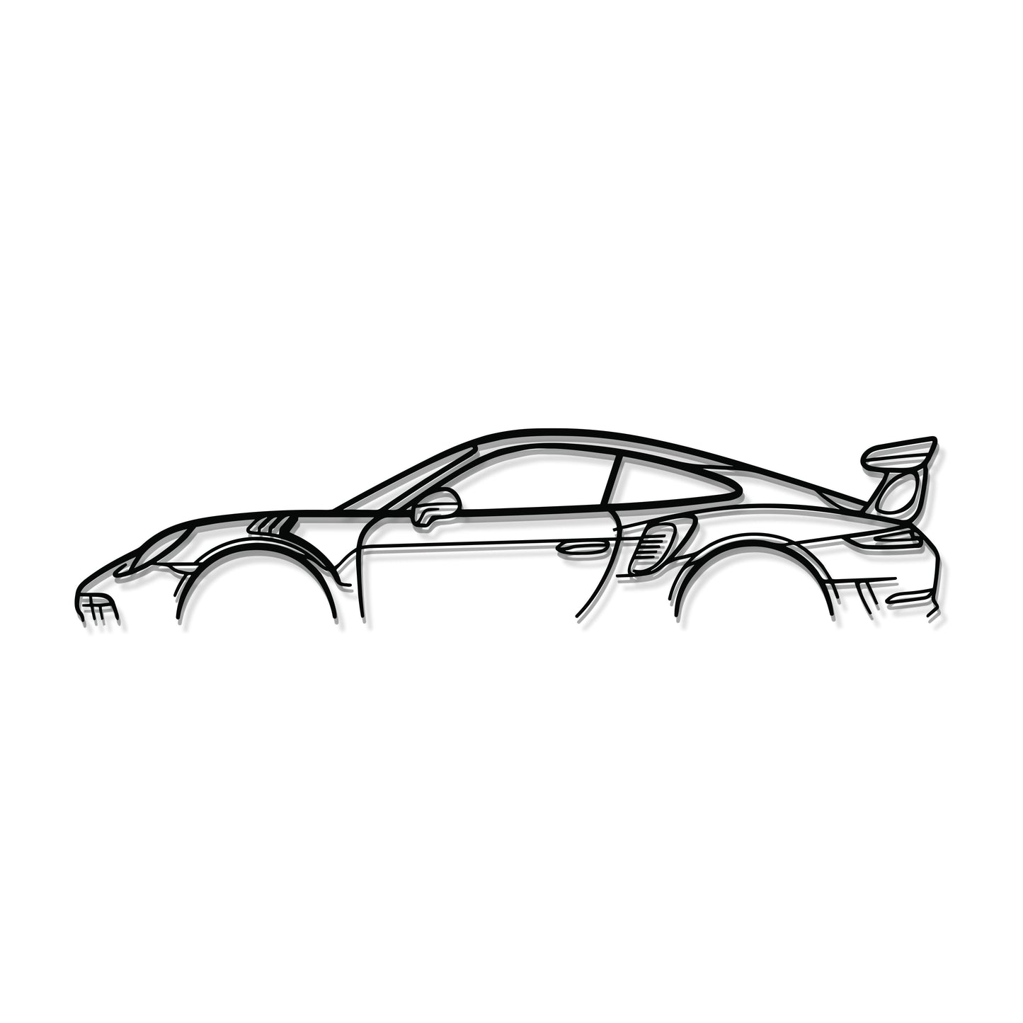 911 GT3 RS Model 991 Metal Car Wall Art - MT0858 - MT0858B49L-MT0858B69L-MT0858B80L-MT0858B99L-MT0858B120L- DRIVEN - 8