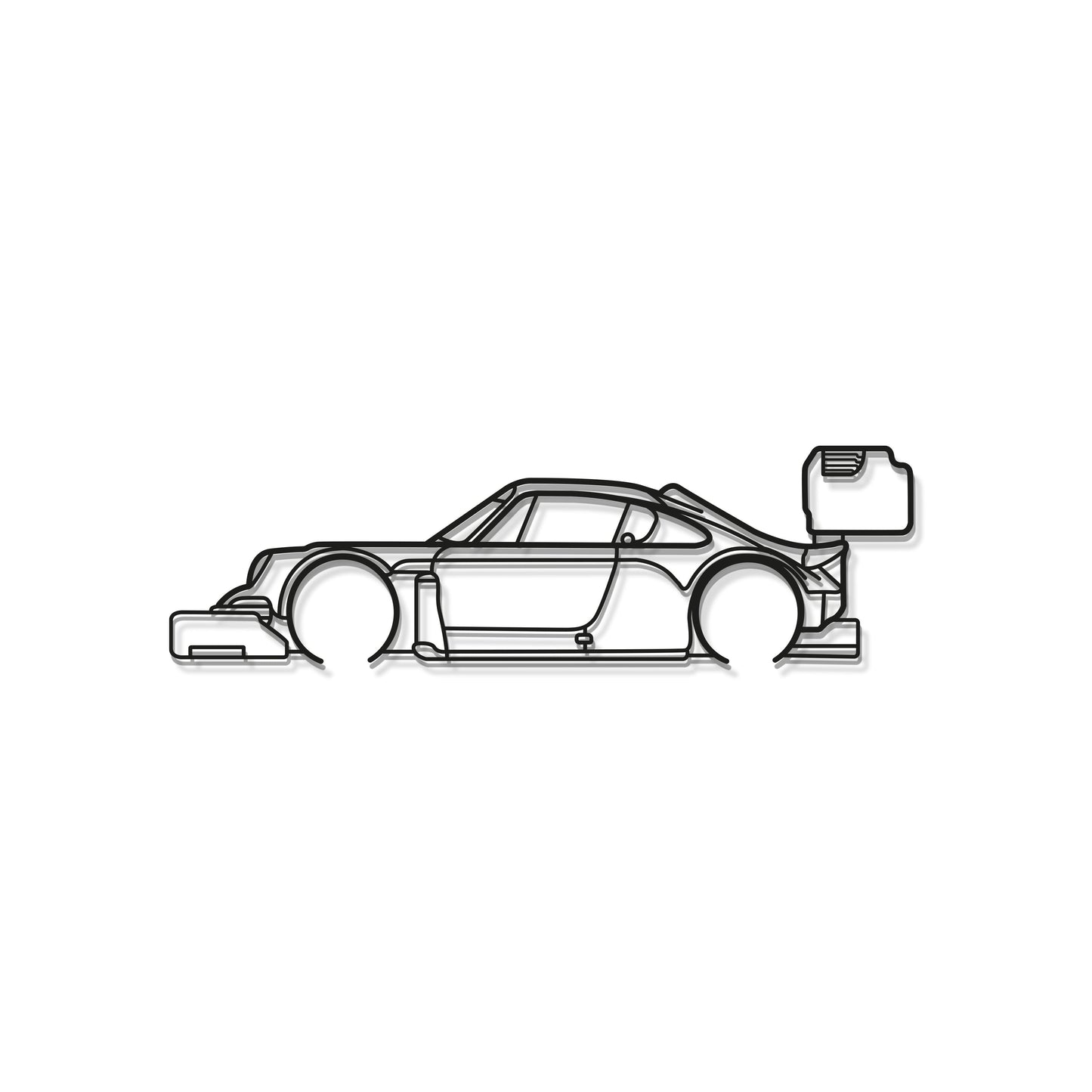 911 Pikes Peak Metal Car Wall Art - MT0869 - MT0869B49L-MT0869B69L-MT0869B80L-MT0869B99L-MT0869B120L- DRIVEN - 8