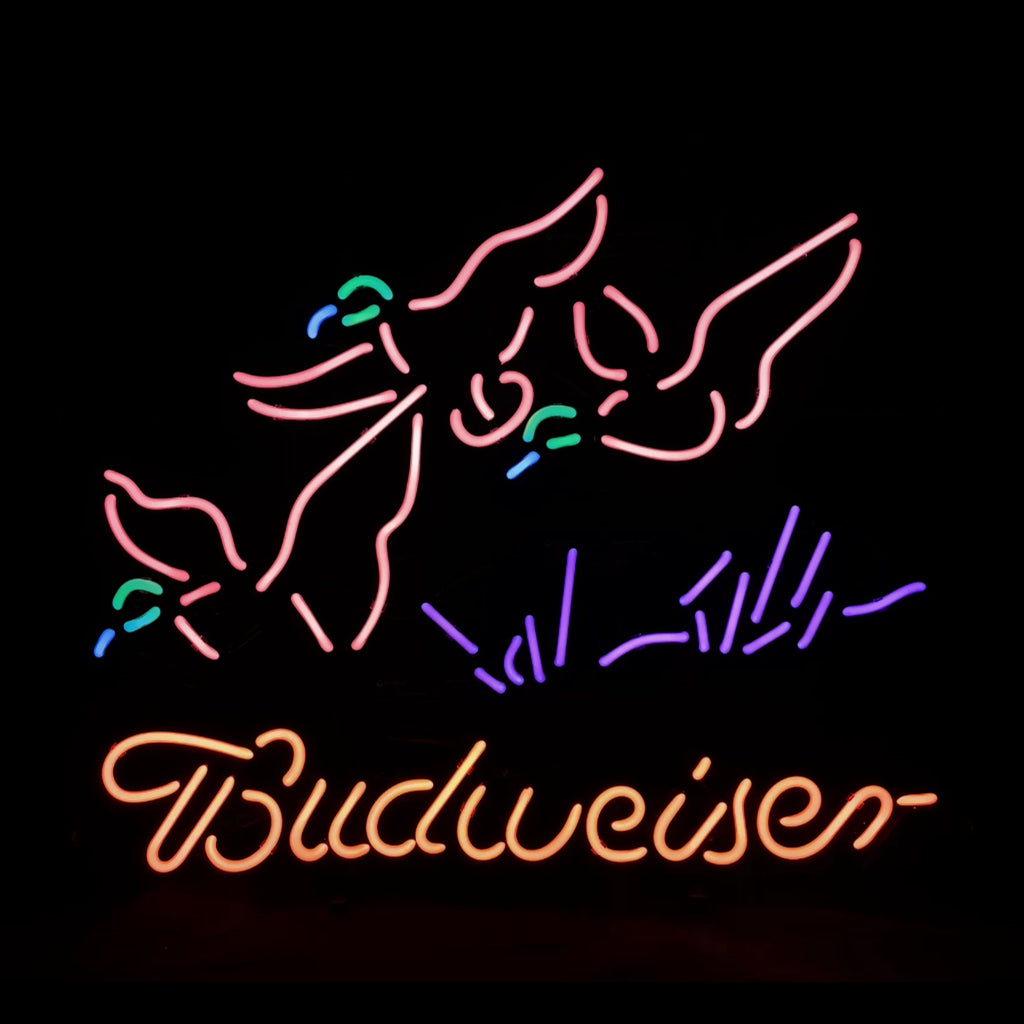 Pink Pheasant Hunter Budweiser Neon Sign Light - ME309B-19 寸- DRIVEN - 1