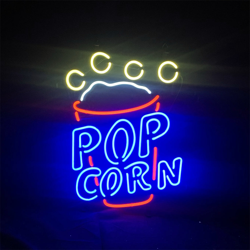 Popcorn Cup Neon Light Sign - ME739- DRIVEN - 2