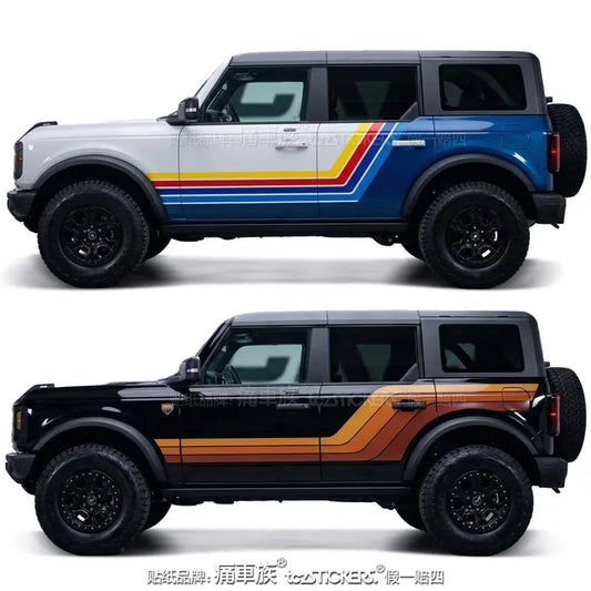 Full-Body Appearance Modification Sport Vinyl Decal Kit for Ford Bronco | Customized PVC Wrap - 200000182:175#G- DRIVEN - 2