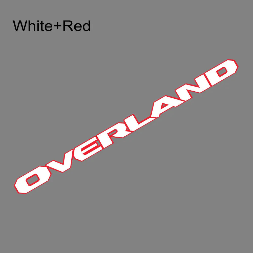 Engine Hood Decal for Jeep Gladiator Overland | Pickup Truck Vinyl Sticker Graphic - 200000182:29#Black Red;5:200000990#60x4.2cm-200000182:350852#Gold Silver;5:361385#70x4.9cm-200000182:29#Black Red;5:361385#70x4.9cm-200000182:29#Black Red;5:361386#100x7cm-200000182:366#White Gray;5:361385#70x4.9cm- DRIVEN - 13