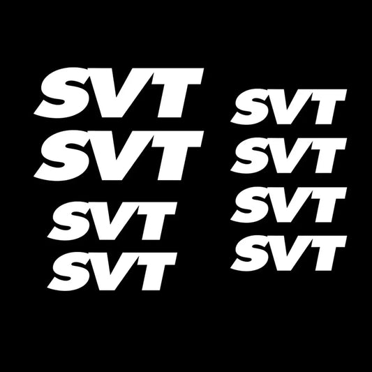 Ford SVT 8-Sticker Decal Set | Raptor, Cobra, Focus Vinyl Sheet - 200000182:29- DRIVEN - 2